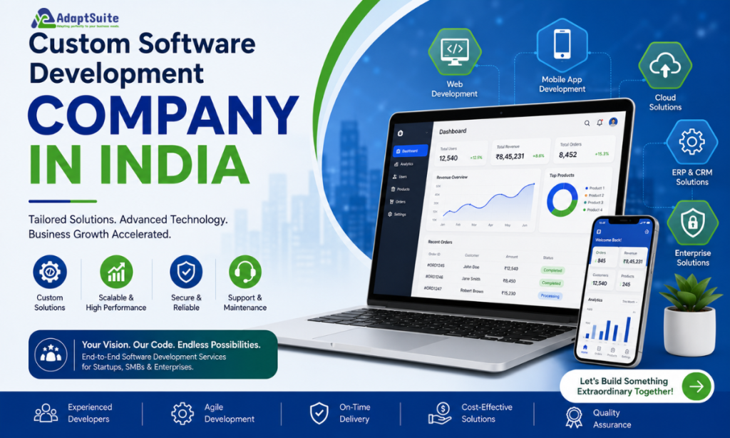 Custom Software Development Company in India Transforming Businesses with Smart Digital Solutions