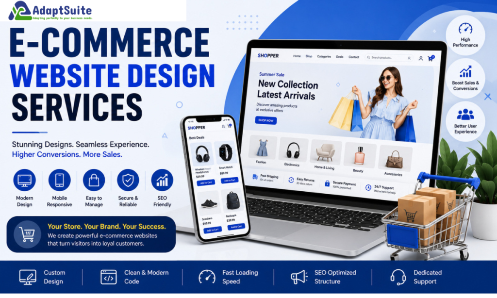 E-commerce Website Design Services Grow Your Business with Smart Digital Solutions