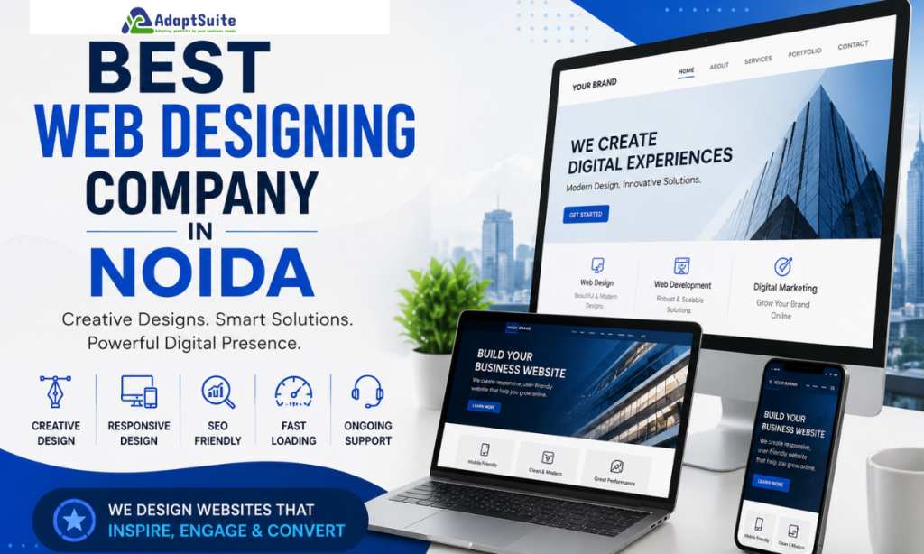 Best Web Designing Company in Noida – Build a Strong Digital Presence with AdaptSuite